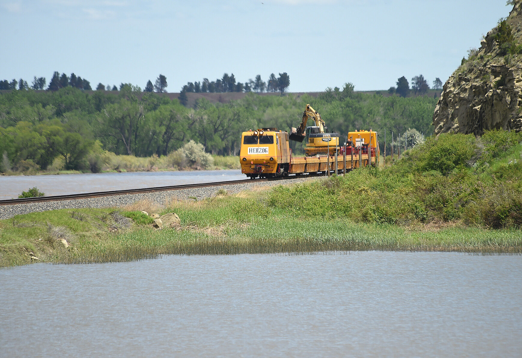 BNSF track repair